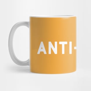 Anti-hero (mustard & white) Mug